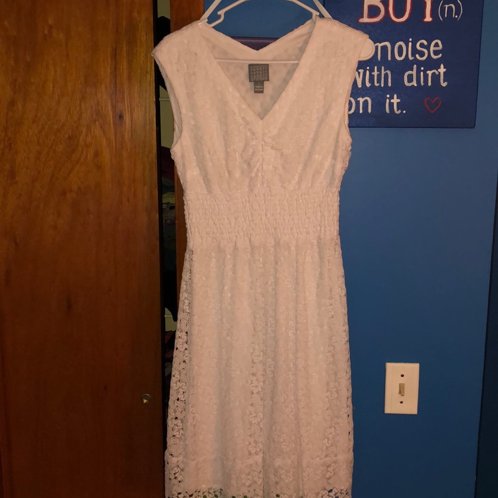 White dress